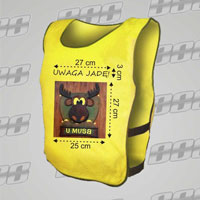 Znaczniki sportowe plastrony koszulki informacyjne producent Polska